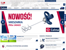 Tablet Screenshot of celma.com.pl